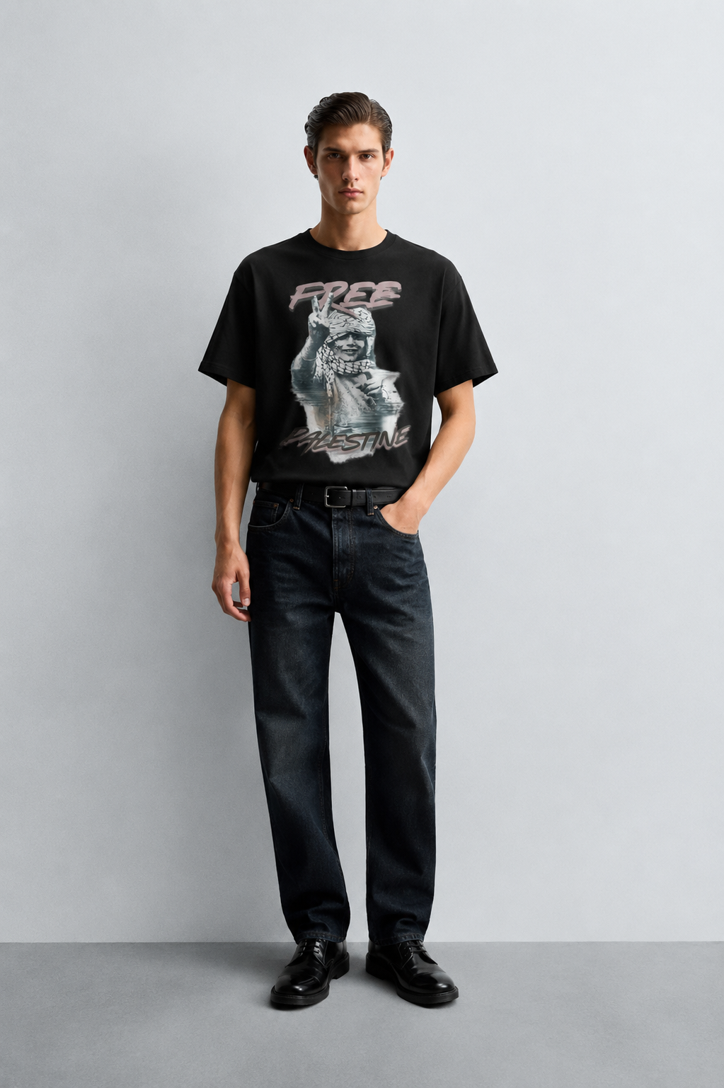 FREE PALESTINE 2 - Oversized Shirt