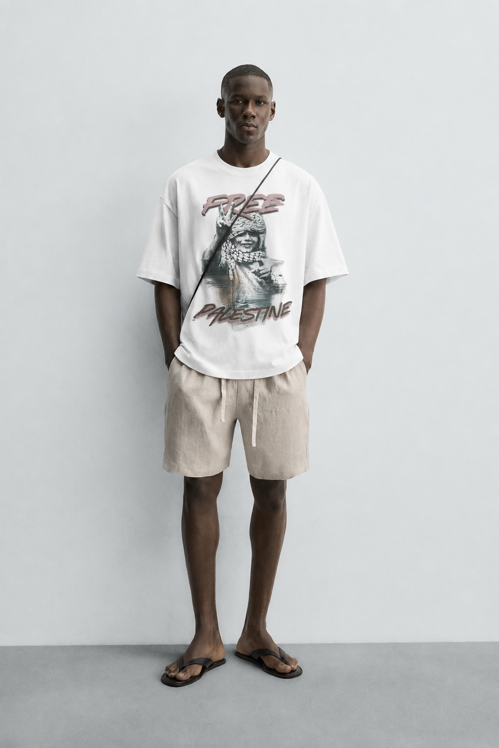 FREE PALESTINE 2 - Oversized Shirt