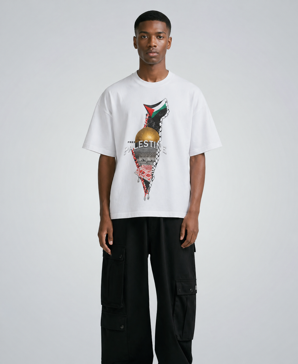 FREE PALESTINE - Oversized Shirt