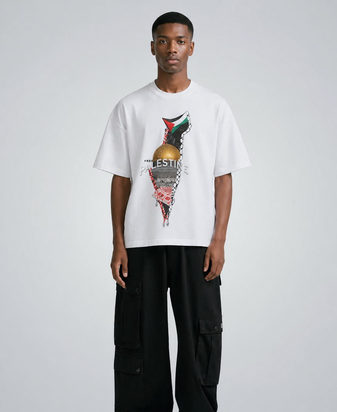FREE PALESTINE - Oversized Shirt
