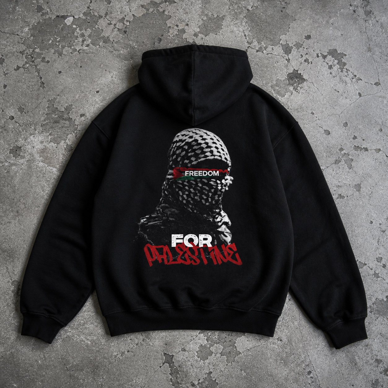 FREEDOM FOR PALESTINE - Oversized Hoodie