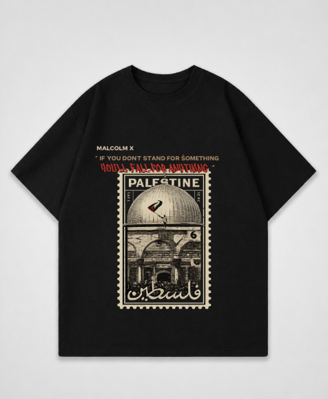 PALESTINE STAMP - Oversized Shirt