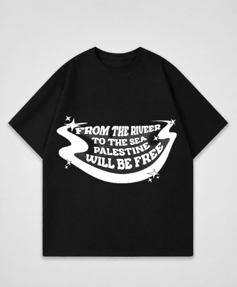 FROM THE RIVER TO THE SEA - Oversized Shirt